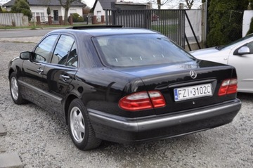 Mercedes Klasa E W210 Sedan 2.0 136KM 2001 Mercedes w 210 elegance automat skóra 2,0 pb, zdjęcie 14