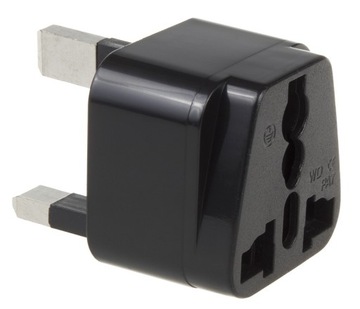 Angielska wtyczka adapter przejsciówka PL na UK
