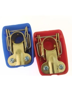 KLEMY AKUMULATORA SAMOZACISKOWE z osłonami zestaw 2 szt