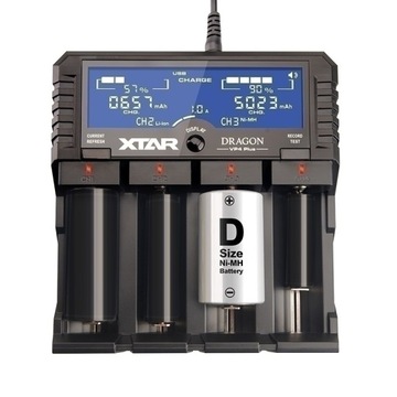 Зарядное устройство XTAR VP4 Plus DRAGON 18650 Li-ION NiMH