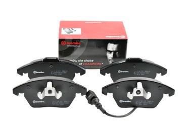 BREMBO KLOCKI HAMULCOWE PRZÓD AUDI A3 8P 2010-