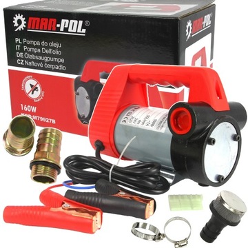 POMPA DO SPUSZCZANIA PALIWA ROPY OLEJU 24V POMPKA