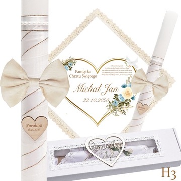 КРЕЩЕННАЯ СВЕЧА, КРЕЩЕННЫЙ ШАПОЧКА, ЭКО КОРОБКА