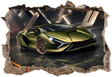 3D наклейки на стену Lamborghini 130x90