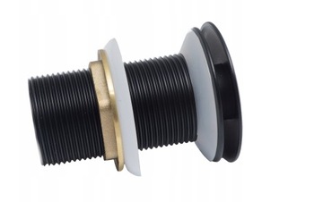 ПРОБКА ДЛЯ УМЫВАЛЬНИКА CLICK-CLACK, АВТОМАТИЧЕСКАЯ БЕЗ ПЕРЕЛИВА, ЛАТУНЬ, ЧЕРНЫЙ МАТОВЫЙ