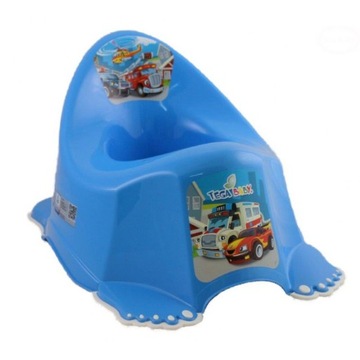 Противоскользящий горшок - CARS BLUE Tega
