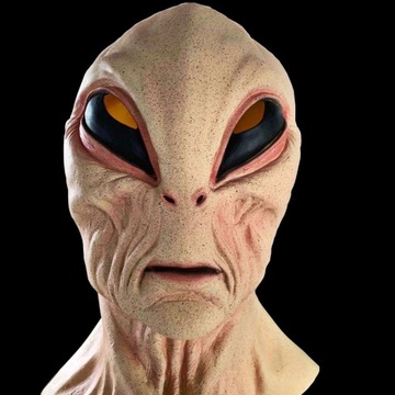 MASKA ALIEN KOSMITA LATEKSOWA COSPLAY HALLOWEEN