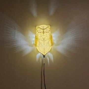 KINKIET LAMPKA NOCNA SOWY 3D LED KREATYWNY INTER