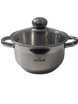 GARNEK STALOWY ZILNER 18CM 2,5L INDUKCJA GAZ