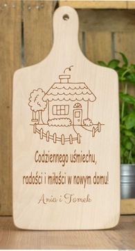 Deska z grawerem parapetówka