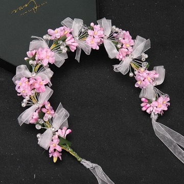 Pearl Rhinestone Flower Headband Hairband Tiara Hair Accessories For Women