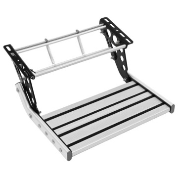 СКЛАДНАЯ РУЧНАЯ СТУПЕНЬКА ДЛЯ ФУРГОНОВ СО СВЕТОДИОДНОЙ ПОДСВЕТКОЙ 12V 150КГ НАГРУЗКА АЛЮМИНИЕВЫЙ СПЛАВ