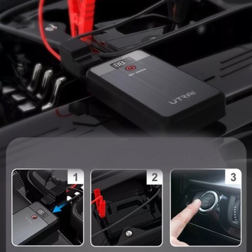 АВТОМОБИЛЬНЫЙ БУСТЕР СТАРТЕР СТАРТЕРОВОЕ УСТРОЙСТВО POWERBANK Jump Starter 1000A