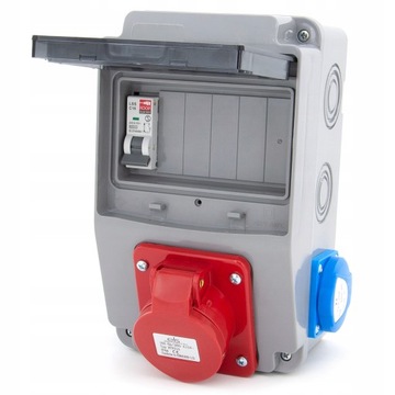 САДОВЫЙ РАСПРЕДЕЛИТЕЛЬНЫЙ ЩИТ 2*GS 16A/4 + БЕЗОПАСНОСТЬ