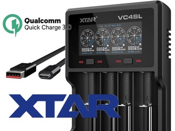 Зарядное устройство Xtar VC4SL для литий-ионных и никель-металлогидридных аккумуляторов