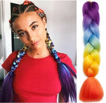 СИНТЕТИЧЕСКИЕ ВОЛОСЫ OMBRE BRIDGE DREADS 4 цвета D8