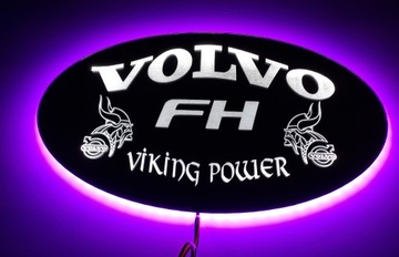 Зеркало со светодиодной подсветкой RGB VOLVO TIR