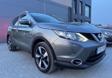 Nissan Qashqai II Crossover 1.2 DIG-T 115KM 2016 Nissan Qashqai Bezwypadekgwarancjajak nowepanorama4x kamera 1.2 Benzyna