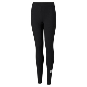 Legginsy getry puma dziecięce młodzieżowe długie na wg 176cm r XL czarne