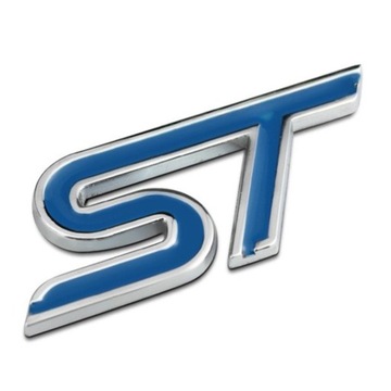 EMBLEMAT ZNACZEK FORD ST FIESTA FOCUS METAL CHROM