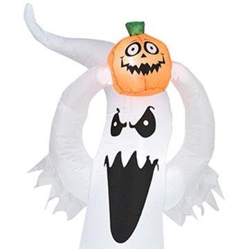 Длинная надувная тыква для Хэллоуина, украшение для Хэллоуина высотой 4 фута