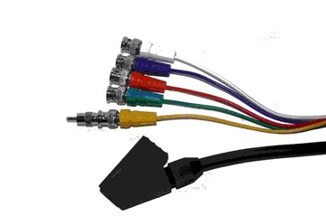 Разъем Scart/5-контактный кабель BNC для мониторов PVM