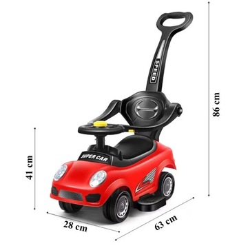 ПОЕЗДКА НА ПУШЕР-ХОДОКЕ 3в1 АВТОМОБИЛЬ БОЛЬШОЙ АВТОМОБИЛЬ СВЕТОДИОДНЫЙ АВТОМОБИЛЬ СО ЗВУКОМ