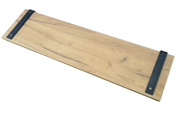 Półka wisząca Breto ścienna loft 70x20 CRAFT ZŁOTY