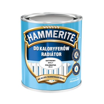 Hammerite Farba do kaloryferów Biała Satyna 0,75L