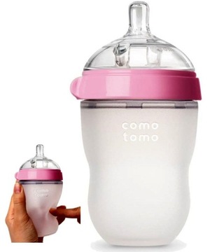 Comotomo Butelka silikonowa antykolkowa 250ml 3m+