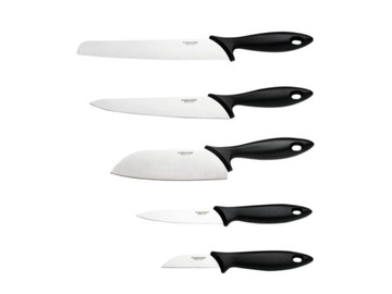 Блок ножей Fiskars Essential, 6 предметов.