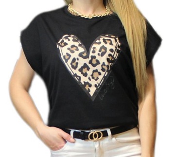 BLUZKA KOSZULKA T-SHIRT NADRUK DUŻO WZORÓW 4XL 48