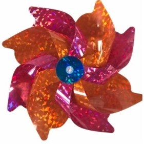 Красочная голографическая вертушка ветряной мельницы