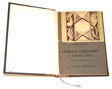 Marian Niżyński [autograf] OPOWIEŚĆ o DZWONNIKU z PORTU JAFFA [1929]