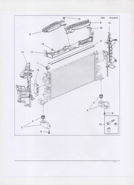 OPEL ASTRA K НАПРАВЛЯЮЩАЯ РЕМНЯ ВЕРХНЯЯ KPL.GM