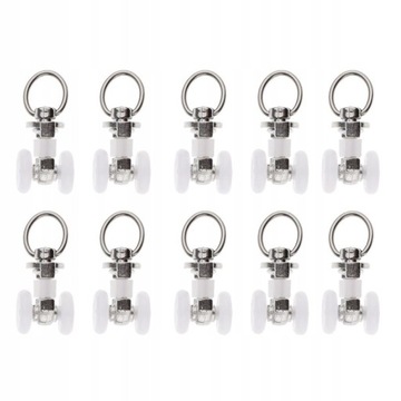 Бесшумные роликовые направляющие для штор, 20 шт.