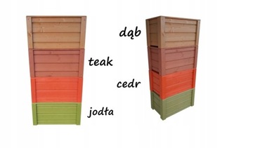 ДЕРЕВЯННЫЙ САДОВЫЙ СУНДУК 105/50/38