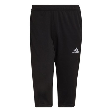Spodnie męskie adidas Entrada 22 3/4 czarne HB0576 L