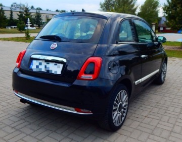 Fiat 500 II Seria 4 1.2 69KM 2016 Fiat 500 1.2 Lounge polift szklany dach partronik bezwypadkowy, zdjęcie 7