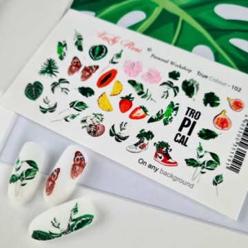 NAKLEJKI NA PAZNOKCIE LUCKY ROSE TRUE COLOR-102