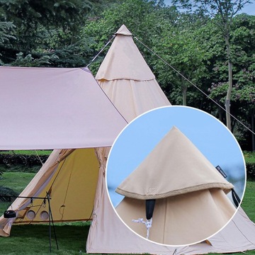 Tarp Connection Adapter Tent Hat for Camping Tent Outdoor Packaging