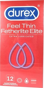 Prezerwatywy DUREX Fetherlite ELITE cienkie 12 szt