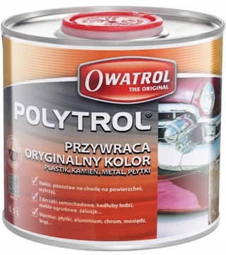 Czernidło vinyl Restaurator koloru do zderzaków Owatrol Polytrol 500 ml