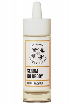 4 CZTERY SZPAKI serum do brody Cedr i Paczula 30ml