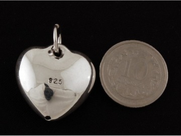 КУЛОН СЕРДЦЕ, НАДУВНОЕ СЕРДЦЕ w0207