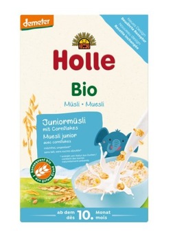 MUSLI JUNIOR Z PŁATKAMI KUKURYDZIANYM HOLLE TERMIN