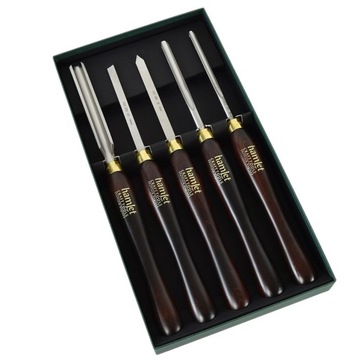 Dłuta tokarskie HSS zestaw komplet 3 szt HAMLET noże do toczenia w drewnie