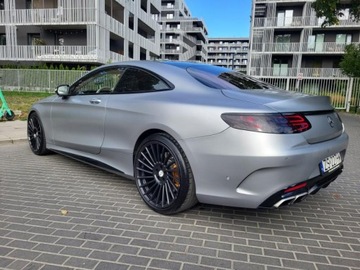 Mercedes Klasa S W222 Coupe AMG S 63 AMG 585KM 2015 MERCEDES-BENZ S63 AMG Coupe, V8 5,5l 585KM * 4X4 / 4Matic * Bogata wersja, zdjęcie 23