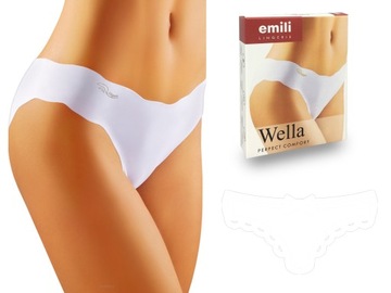 Wella Laserowo Cięte Figi EMILI biały S