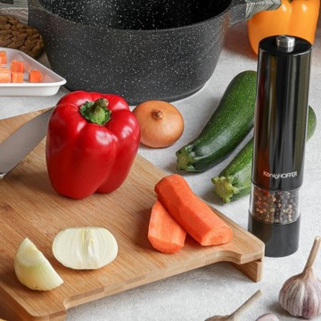 ЭЛЕКТРИЧЕСКАЯ МЕЛЬНИЦА ДЛЯ СОЛИ И ПЕРЦА С ПОДСВЕТКОЙ